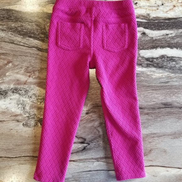 Carter's Denim Dress 4T with Pink Leggings - Picture 8 of 9